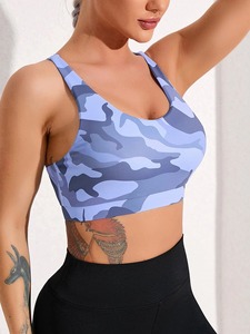 Soutien-gorge de sport léger à la mode pour femmes nouveau style couleur unie vêtements de fitness grande taille et respirant à vendre - Product Image 4