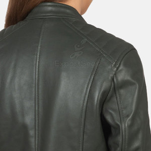 2025 nouveau Style léger blanc coupe-vent femmes vêtements personnalisé populaire de haute qualité femmes veste en cuir - Product Image 6