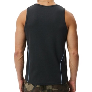 Customizable Ribbed <b>Cropped</b> Length Summer Fit Comfortable Solid Color Breathable Quick Dry 100% Polyester Tank <b>Top</b> Basketball - Product Image 5