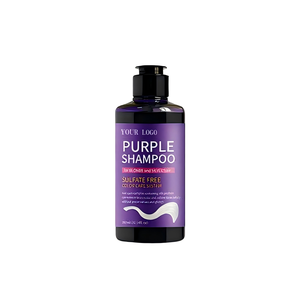 <span class=keywords><strong>แชมพู</strong></span>สี<span class=keywords><strong>ม่วง</strong></span> ปราศจากซัลเฟต ระบบดูแลสีผม ป้องกันสีเหลืองอมน้ำตาล ลดเม็ดสี<span class=keywords><strong>ม่วง</strong></span> ผลิตแบบ OEM แบรนด์ส่วนตัว 300 มล. สำหรับร้านเสริมสวย ผลิตจากโรงงาน - Product Image 1