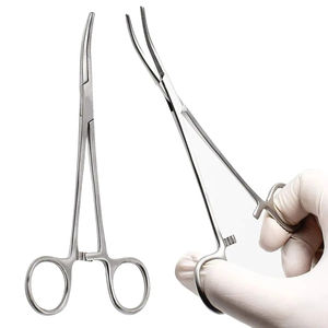 คีมผ่าตัดแบบโค้งคีมสำหรับหลอดเลือดแดงคีมสำหรับการผ่าตัดแบบคล้องคอแบบตรง/ - Product Image 2