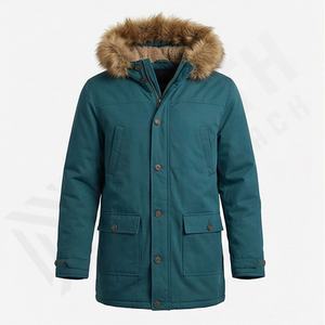Parka classique, veste confortable, manteau d'hiver, vêtement thermique isolé, vêtement d'extérieur résistant, protection contre la neige, vêtement respirant - Product Image 1