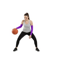 Manchons de sport pour femmes avec logo OEM - Respirants, écologiques, séchage rapide, grande taille, 100% polyester, modèle