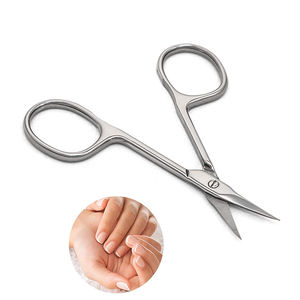 Customized Manicure <b>Scissor</b> Fine Point <b>Curved</b> Sharp Blade German Stainless Steel Cuticle <b>Scissors</b> 3.5 Inch - Product Image 3