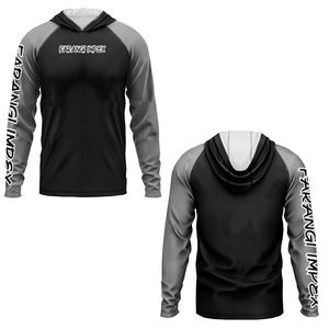 Sudadera con capucha de camuflaje de bambú cómoda de rendimiento de manga larga personalizada, camisas de pesca para niños y adultos, camisas de pesca transpirables de secado rápido - Product Image 5