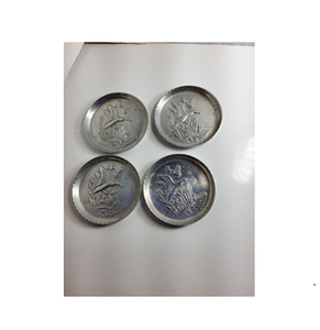 Sous-verres ronds en acier inoxydable sous-verres épais pour cuisine Restaurant maison Bar café fournitures de mariage - Product Image 2