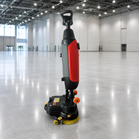 Autolaveuse compacte à double brosse, autoportée, à aspiration, entretien facile pour le nettoyage des bureaux, centres commerciaux et petits ateliers