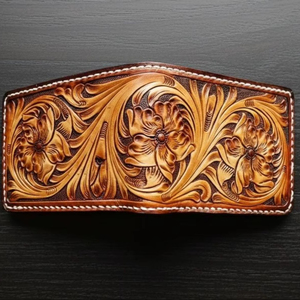 Cartera Corta Bifold Unisex Vintage Elegante de Cuero 100% Genuino con Bloqueo RFID, Impermeable y Cierre Plegable - Product Image 1