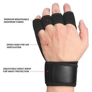 Poignées de gymnastique en cuir, vente en gros, levage de poids, Protection des mains - Product Image 5