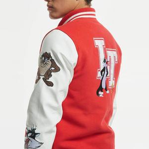 Vente en gros Veste Letterman respirante de haute qualité à la mode pour femmes Hiver Basketball Broderie Logo Version pour filles - Product Image 3