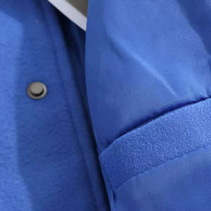 Veste universitaire pour homme de haute qualité, multicolore, avec manches en cuir blanc, tissu 100% coton, col côtelé, vestes universitaires pour homme - Product Image 3