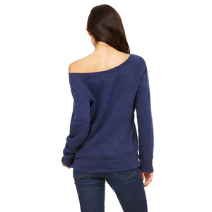 Sudadera GSM 350 cálida de invierno de alta calidad hecha a medida para mujer Sudadera de cuello ancho de lana de esponja 2025 - Product Image 2