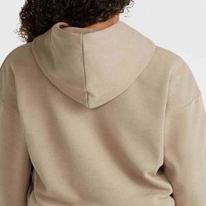 เสื้อฮู้ด400gsm หนาแบบเรียบลำลองสำหรับผู้หญิงเสื้อมีฮู้ดผ้าฟลีซโอเวอร์ไซส์ผลิตได้ตามแบบ - Product Image 5