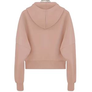 Sudadera con Capucha de Manga Larga para Mujer, de Primera Calidad, con Cierre Frontal, Logotipo Personalizado, Transpirable, para Invierno y Uso Diario - Product Image 3