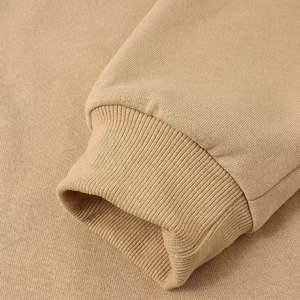 เสื้อฮู้ดดี้ผู้ชาย แขนยาว ผ้าฟลีซ แห้งเร็ว ระบายอากาศดี สีพื้น สำหรับฤดูหนาว สไตล์ลำลอง มีกระเป๋า  รับสกรีนโลโก้ - Product Image 5