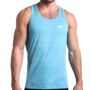 Débardeur de sport décontracté pour homme, haute qualité, séchage rapide, matière tricotée respirante et anti-humidité, polyester et élasthanne - Product Image 1