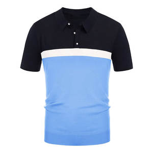 เสื้อยืดโปโลระบายอากาศสำหรับผู้ชายเสื้อยืดโปโลผู้ชายพิมพ์ลายโลโก้แบบกำหนดเอง - Product Image 1