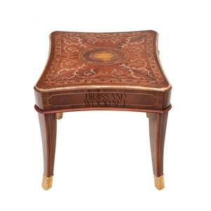 Juego de Mesa de Centro de Madera Clásica de Lujo con Dos Mesas Auxiliares - Product Image 3