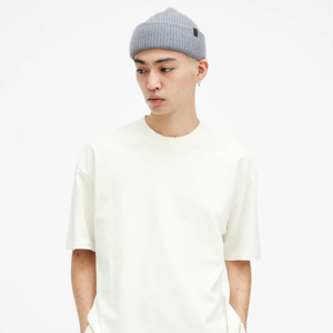 OEM Acid Wash T-shirt vintage uni 100% coton haute qualité respirant gris vierge grande taille T-shirts en stock pour hommes - Product Image 3