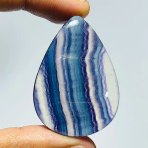 Cabujón de fluorita Natural 100%, cristal curativo, piedra preciosa suelta semipreciosa para accesorios de fabricación de joyas - Product Image 4