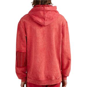 Chándal de Invierno de Alta Calidad para Hombre, Estilo Casual, Lavado Ácido, Bordado con Parches, Felpa Transpirable, Grueso, con Cremallera, Logotipo Personalizado - Product Image 3