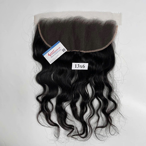 13x6 HD encaje Frontal vietnamita extensiones de cabello humano virgen natural ondulado suizo HD encaje Frontal pelucas - Product Image 5