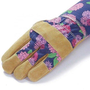 Guantes de jardinería a prueba de espinas para mujeres y hombres Guantes de trabajo de jardín de cuero de alta calidad para unisex con logotipo de marca personalizado - Product Image 4