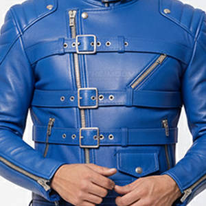 Traje de Carreras de Cuero para Hombre con Hebilla, Ropa Profesional para Motociclismo en Pista, Ajustable, Diseño Ergonómico, Material Duradero - Product Image 4