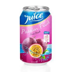 de la passion fruit juice Bebidas 330ml Aluminum can drink private label fruit