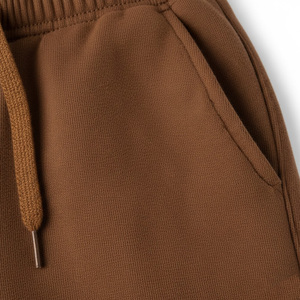 Vente en gros de shorts de survêtement 100% coton et polyester mélangés personnalisés pour hommes, en polaire éponge décontractée, respirant, séchage rapide, service OEM de haute qualité - Product Image 5