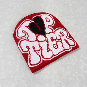 Gorro unisex de invierno con estampado completo al por mayor, gorro Y2K con logotipo personalizado, gorro tejido con puños y Jacquard acrílico, gorros con logotipo personalizado - Product Image 5