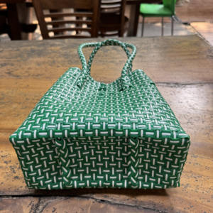 Premium Handmade Woven Bag Soft Fashionable Plastic Recycled <b>Handbag</b> Versatile <b>Accessory</b> for Apparel - Product Image 4