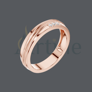 Bright Blondie Jewelry 14K Anillo de nombre grabado personalizado - Product Image 1