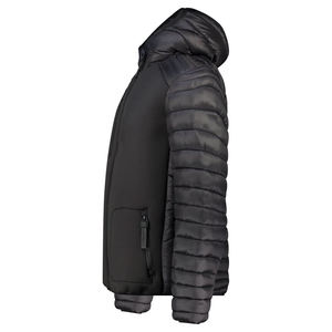 Veste matelassée à capuche réglable exclusive Sporty & Winter wear pour hommes vente en gros de veste chaude légère et respirante - Product Image 3