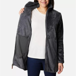Best Design Women's Winter <b>Fleece</b> <b>Jacket</b> Custom Color Breathable Quilted High Quality Nylon <b>Lining</b> New Arrival Knitted Canvas - Product Image 5