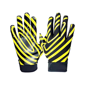 Vente chaude Gants de football américain Dernier style du fabricant supérieur Diverses couleurs Gants de football américain d'excellente valeur - Product Image 1