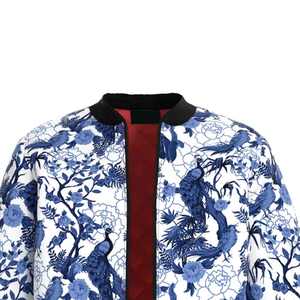 Chaqueta de calle con cremallera ajustable y doble bolsillo para hombre, chaqueta universitaria de baja tasa, diseño Popular para sublimación, fabricante directo - Product Image 6