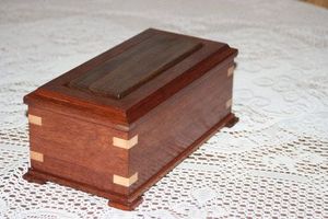 กล่องเก็บเครื่องประดับกล่องเครื่องสำอางทำจากไม้ขัดเงารูปทรงวินเทจสำหรับตกแต่งคริสต์มาส - Product Image 4