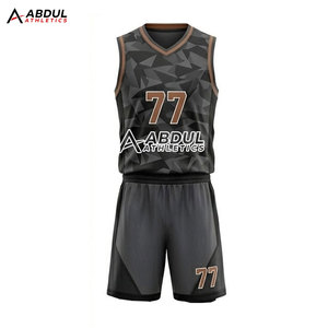 Kit de sport de basket-ball, coutures durables, tissu léger, confortable à porter, adapté aux matchs d'entraînement en salle de sport - Product Image 2