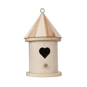 Round Shape Wooden <b>Bird</b> House for Garden Forest <b>Decoration</b> <b>Bird</b> House in Solid Wood With Hanging Hook in Wholesale Prices - Product Image 6