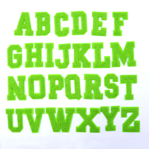 Vente en gros de patchs en chenille brodés personnalisés Décorations en dentelle pressée à chaud pour chapeau - Product Image 4