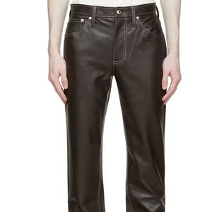 Pantalones de Cuero para Hombre, Venta al por Mayor, Ropa de Moda, Pantalones de Cuero para Hombre, Material Duradero, Pantalones de Cuero para Uso en Exteriores - Product Image 4