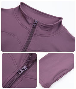 Traje deportivo transpirable para mujer, chaqueta de yoga adelgazante New Look para correr al aire libre, Fitness y Deportes - Product Image 5