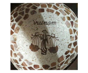 Tazón de cáscara de coco Tazón de coco pulido de Vietnam Alta calidad para Vietnam Ecológico Natural 100% Hecho a mano - Product Image 1