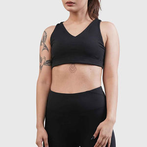 Sujetador Deportivo de Alta Calidad en Poliéster, Personalizado con Logotipo, Cómodo, Sin Compresión, Diseña el Tuyo Propio, Ropa de Práctica para Animadoras, Gran Venta - Product Image 1