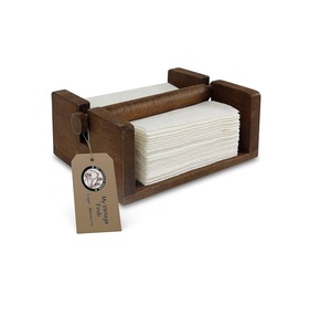 Servilletero de madera que marca tendencia con decoración de mesa de calidad de exportación Servilletero de madera disponible a precio competitivo - Product Image 1