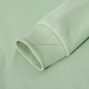 เสื้อสเวตเตอร์คอกลมแขนยาวสำหรับผู้ชาย, M-5XL แฟชั่นสีพื้นขนาดพิเศษ320กรัมเสื้อมีฮู้ดและสเวตเชิ้ตสำหรับผู้ชาย - Product Image 3