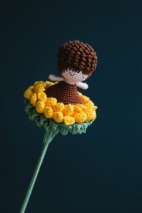 <b>Crochet</b> Sunflowers, Various Styles of <b>Crochet</b> Sunflowers, Customizable <b>Crochet</b> Sunflowers, Pure Handmade <b>Crochet</b> Sunflowers - Product Image 3