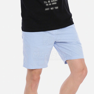 Shorts en toile décontractés pour hommes de haute qualité, best-sellers - Motif uni, tissu respirant, service OEM, fermeture à cordon - Product Image 3