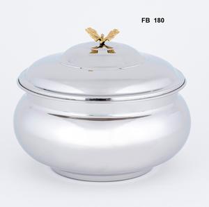 Serveur alimentaire moderne en bois et acier inoxydable d'une capacité de 3 litres avec poignée en laiton à motif floral HotCase et HotPot pour usage domestique - Product Image 3